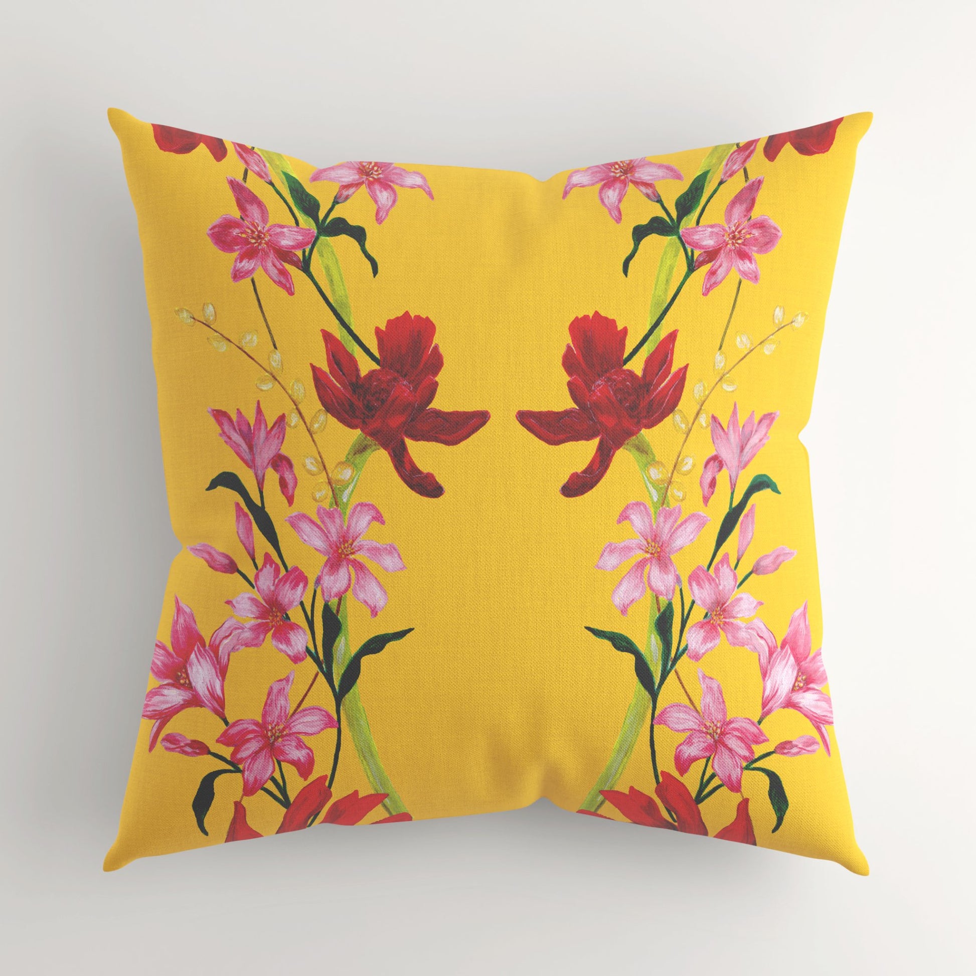 Gleaming Tropics Cushion Cover - Eleanor Antonio