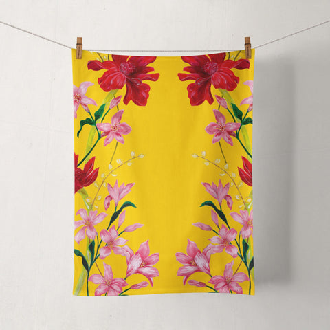 Gleaming Tropics Tea Towel