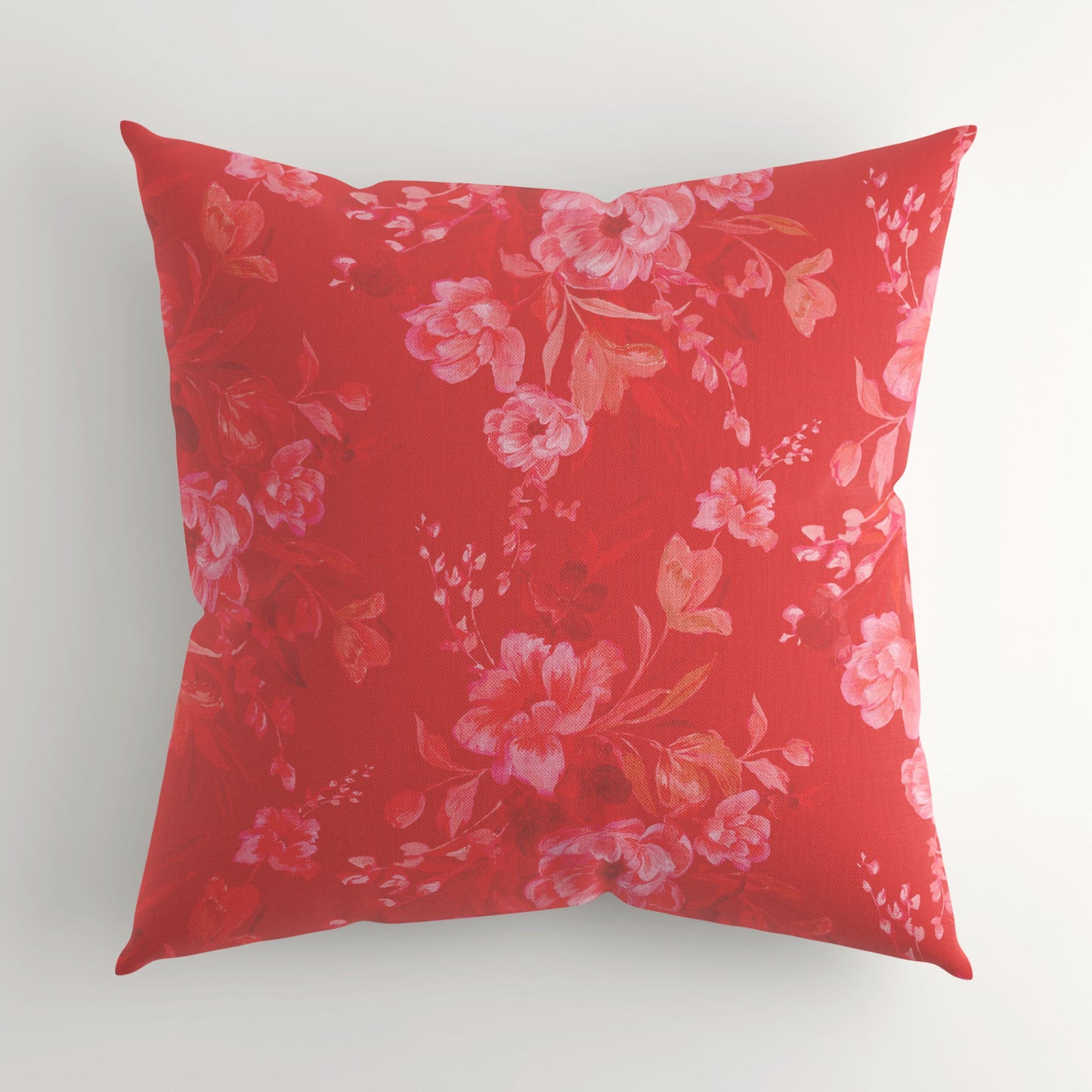 Scarlet Symphony Cushion Cover - Eleanor Antonio