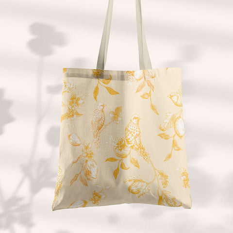 Whimsical Citrus Tote Bag